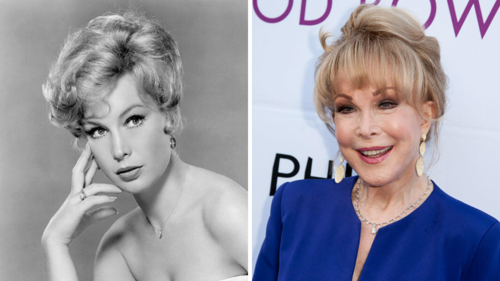 Barbara Eden then and now