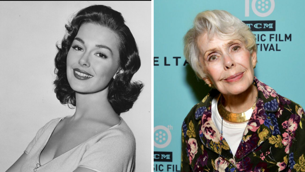 Barbara Rush then and now