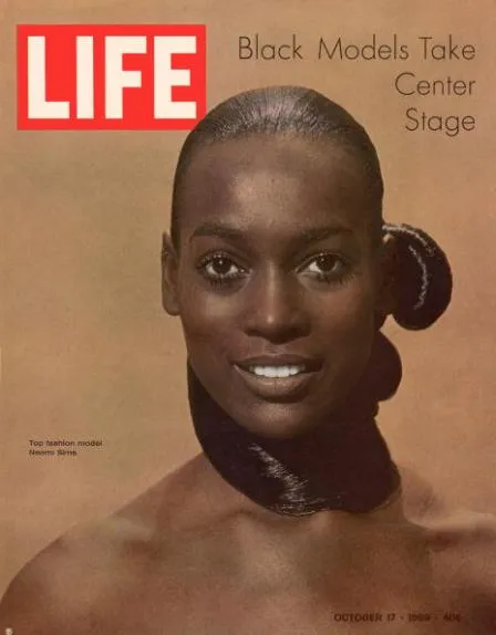 Niomi Sims on the cover of Life magazine