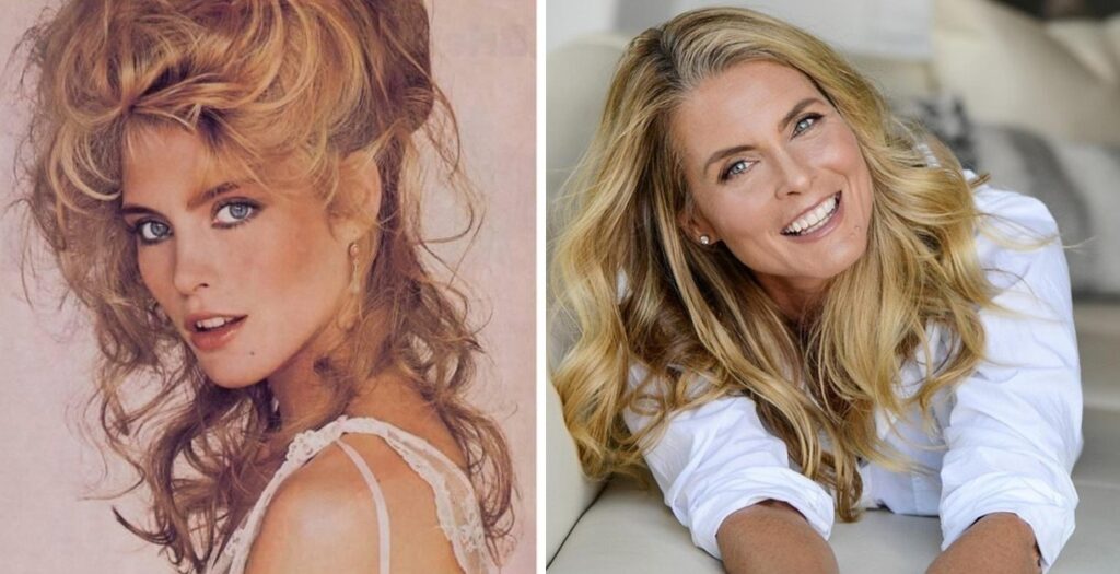 80s model, Kim Alexis; then and now