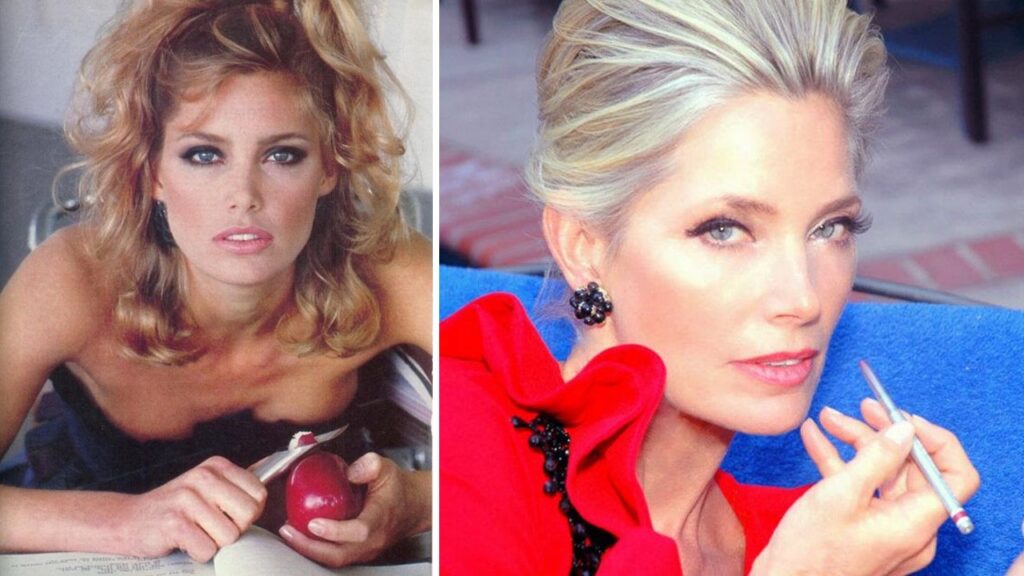 80s models, Kelly Emberg; then and now