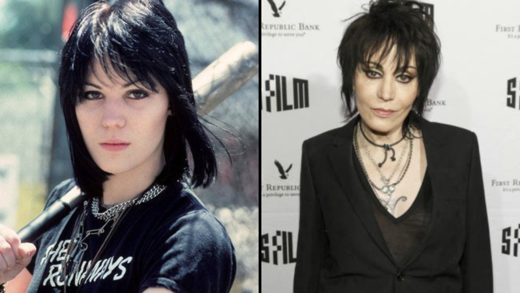 Joan Jett then and now