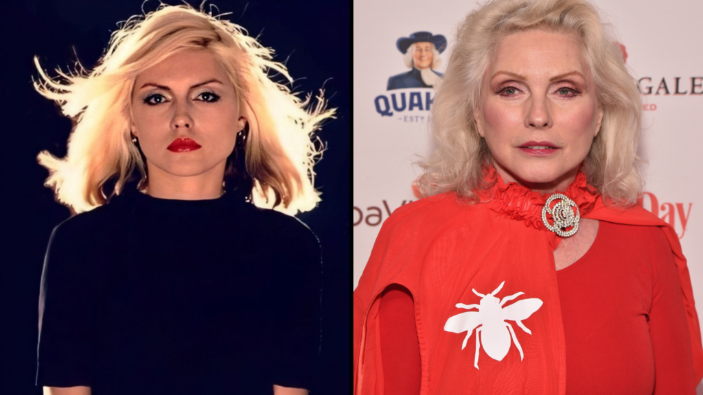 Debbie Harry then and now